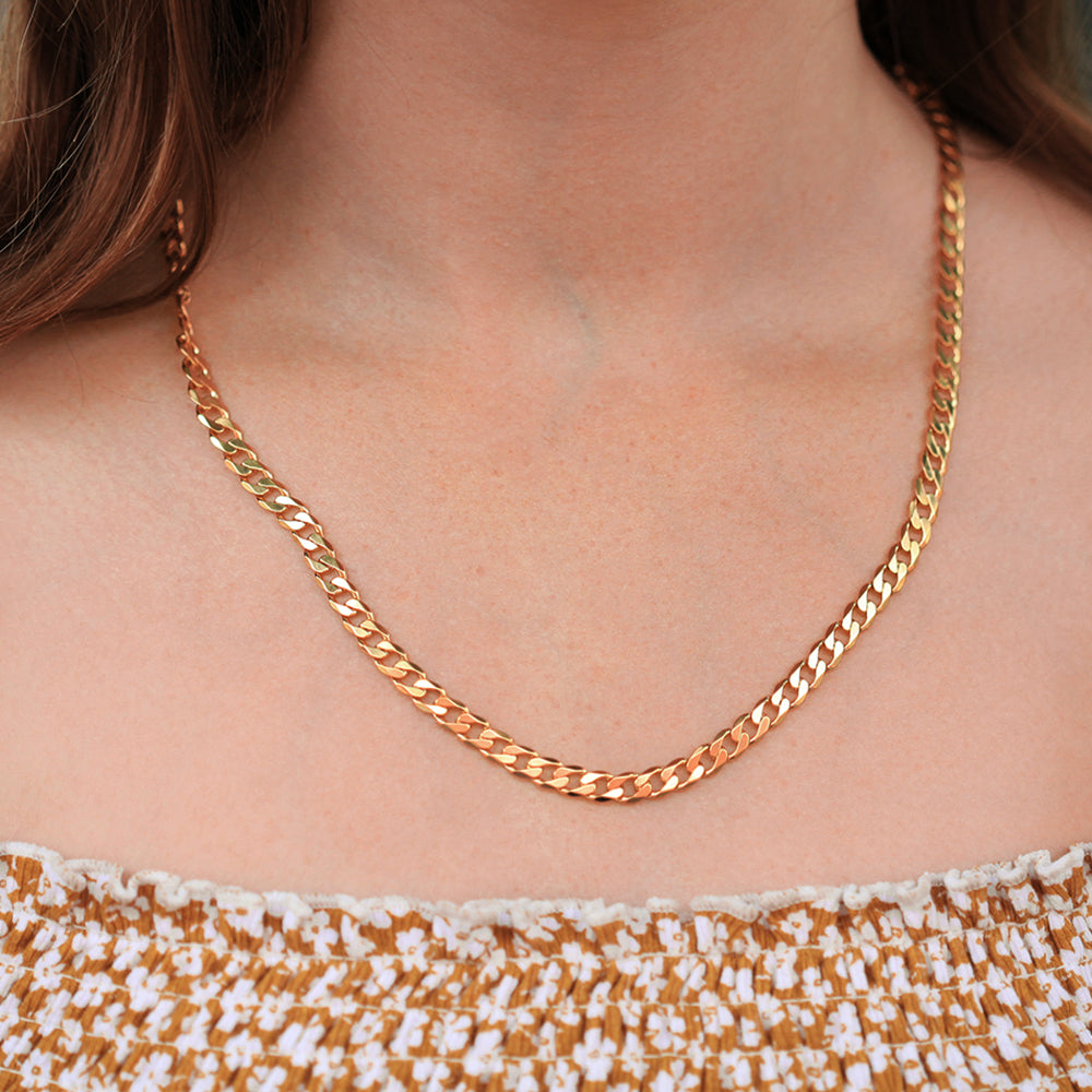 9ct Yellow Gold "Noah" Curb Chain