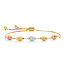 Load image into Gallery viewer, 9ct Yellow Gold, White Gold &amp; Rose Gold Bracelet