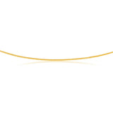 9ct Yellow Gold Fancy Square Curb 30 gauge 45cm Chain