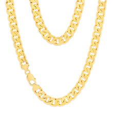 Load image into Gallery viewer, 9ct Yellow Gold 350 Gauge 55cm Curb Chain