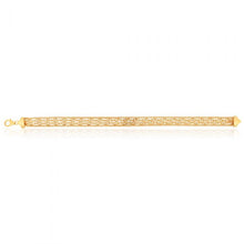 Load image into Gallery viewer, 9ct Yellow Gold Mesh 19cm Bracelet