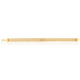 9ct Yellow Gold Mesh 19cm Bracelet