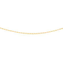 Load image into Gallery viewer, 9ct Yellow Gold Figaro 1:1 Diamond Cut 40 gauge 60cm Chain