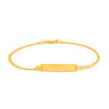 9ct Yellow Gold ID Bracelet