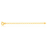 9ct Alluring Yellow Solid Gold Belcher Bracelet