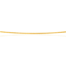 Load image into Gallery viewer, 9ct Yellow Gold Wheat link Extender 47cm Chain 20gauge