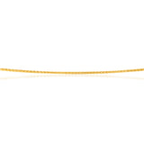 9ct Yellow Gold Wheat link Extender 47cm Chain 20gauge