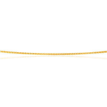 9ct Yellow Gold Wheat link Extender 47cm Chain 20gauge