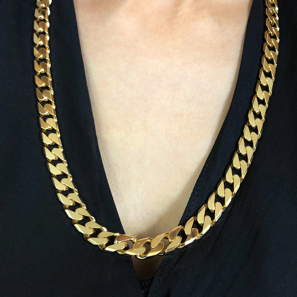300 Chain 9ct Yellow Solid Gold 300 Gauge 60cm Curb Chain– Grahams Jewellers
