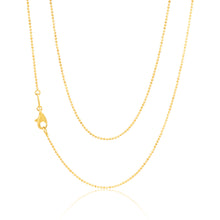 Load image into Gallery viewer, 9ct Yellow Gold Dicut Balls 45cm Chain