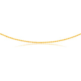 9ct Yellow Gold 45cm Rope Chain 50Gauge
