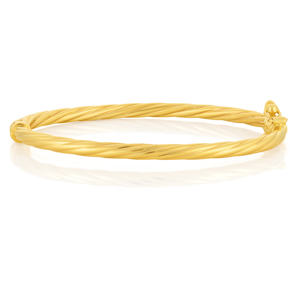 Baby 9ct gold bangles sale