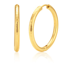 Load image into Gallery viewer, 9ct Yellow Gold 20mm Diamond Cut Hoops