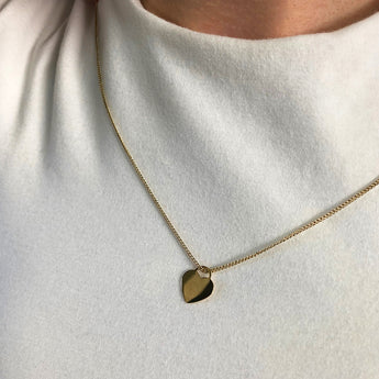 9ct Yellow Gold Heart Pendant