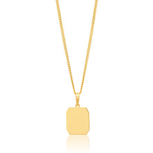 Load image into Gallery viewer, 9ct Yellow Gold Plain Scroll Pendant