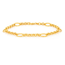 Load image into Gallery viewer, 9ct Yellow Gold 19cm Belcher Bracelet