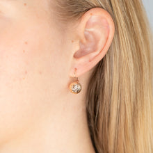 Load image into Gallery viewer, 9ct Rose Gold Diamond Cut 10mm Ball Earwire Earrings