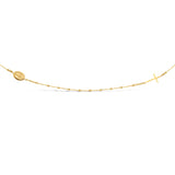 9ct Yellow Solid Gold Diamond Cut Beads Religious Chain