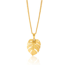 Load image into Gallery viewer, 9ct Yellow Gold Leaf Pendant