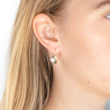 Load image into Gallery viewer, 9ct Yellow Gold Leaf Drop Earrings