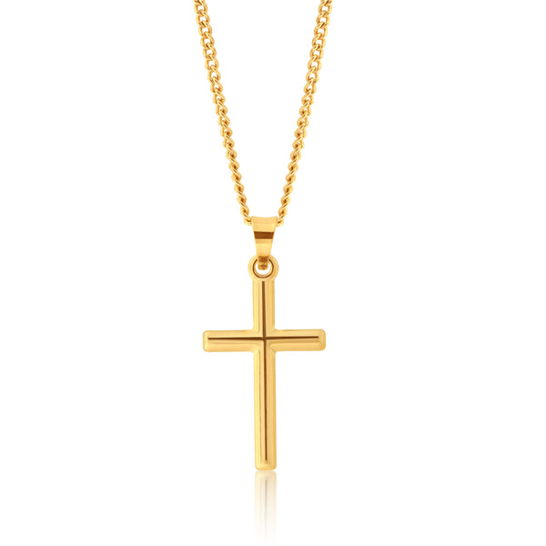 9ct Yellow Gold Cross Pendant Grahams Jewellers