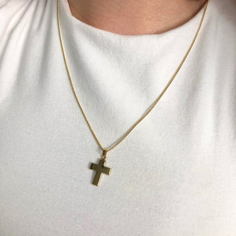 9ct Yellow Gold Cross Pendant