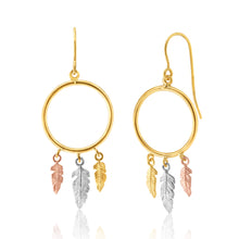 Load image into Gallery viewer, 9ct Gold Sheppards Hook Hoop Earring