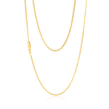 Load image into Gallery viewer, 9ct Yellow Gold 45cm Curb Chain