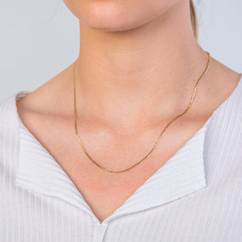 9ct Yellow Gold 50cm Curb Chain
