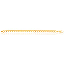 Load image into Gallery viewer, 9ct Yellow Gold 21cm Curb Bracelet