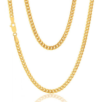 9ct Yellow Gold 45cm Curb Chain