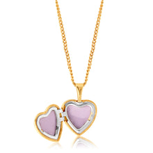 Load image into Gallery viewer, 9ct Yellow Gold 12mm Heart Locket Pendant