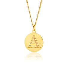 Load image into Gallery viewer, 9ct Yellow Gold Charm with  Initial &quot;A&quot; Pendant