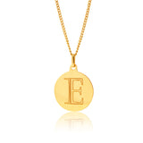 9ct Yellow Gold Charm With Initial "E" Pendant