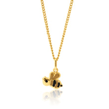 Load image into Gallery viewer, 9ct Yellow Gold Honeybee Pendant