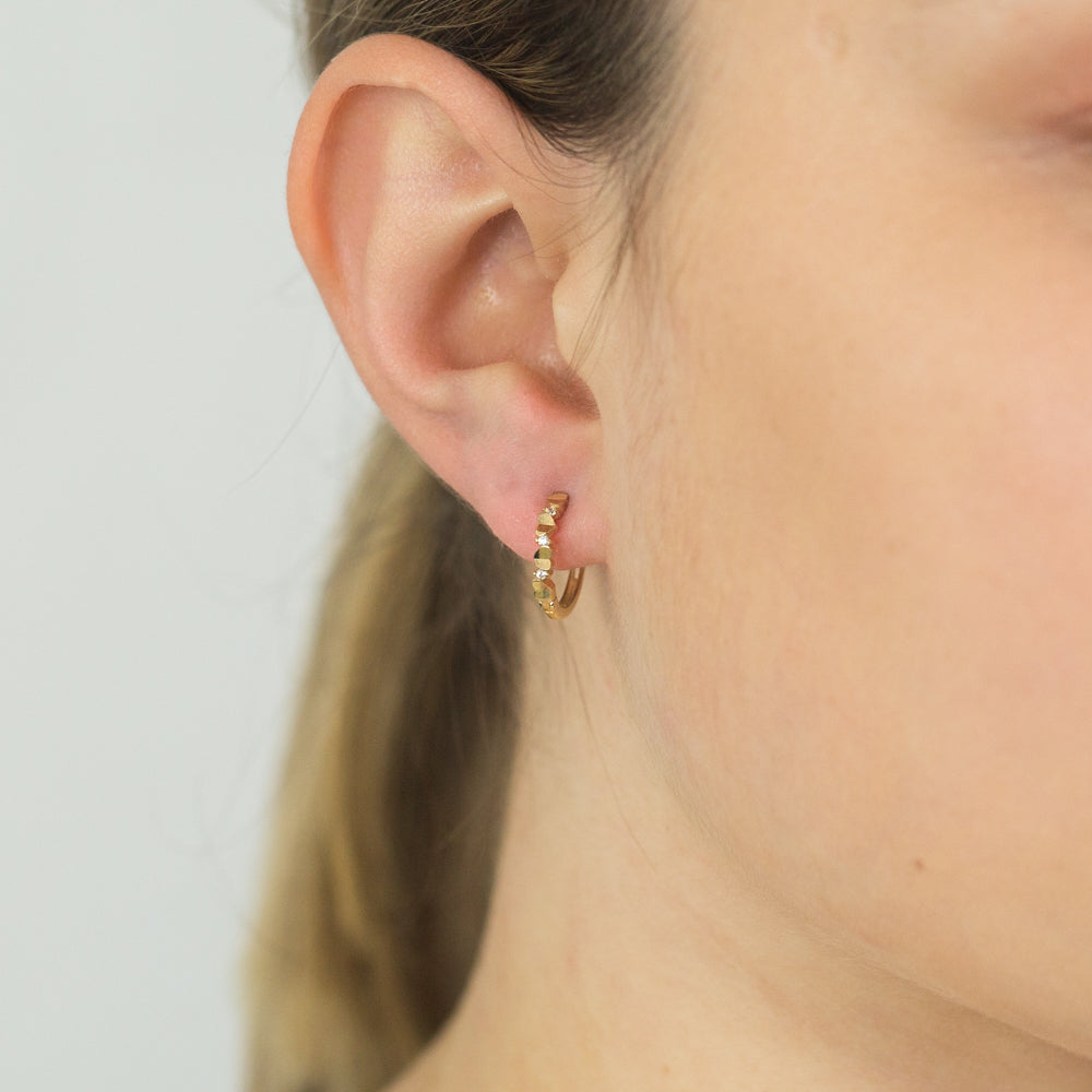 Cubic cheap zirconia hoops