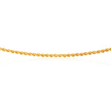 9ct Yellow Gold 45cm Rope Chain