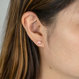 9ct Yellow Gold Dolphin Stud Earrings