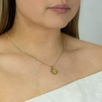 9ct Yellow Gold Saint Christopher Pendant