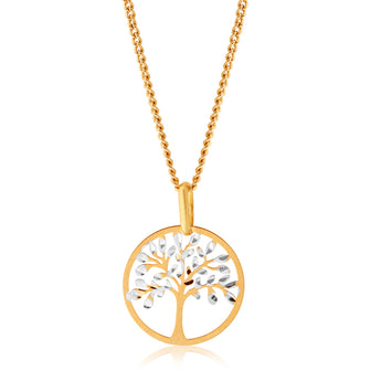 9ct Yellow Gold Tree of Life Pendant