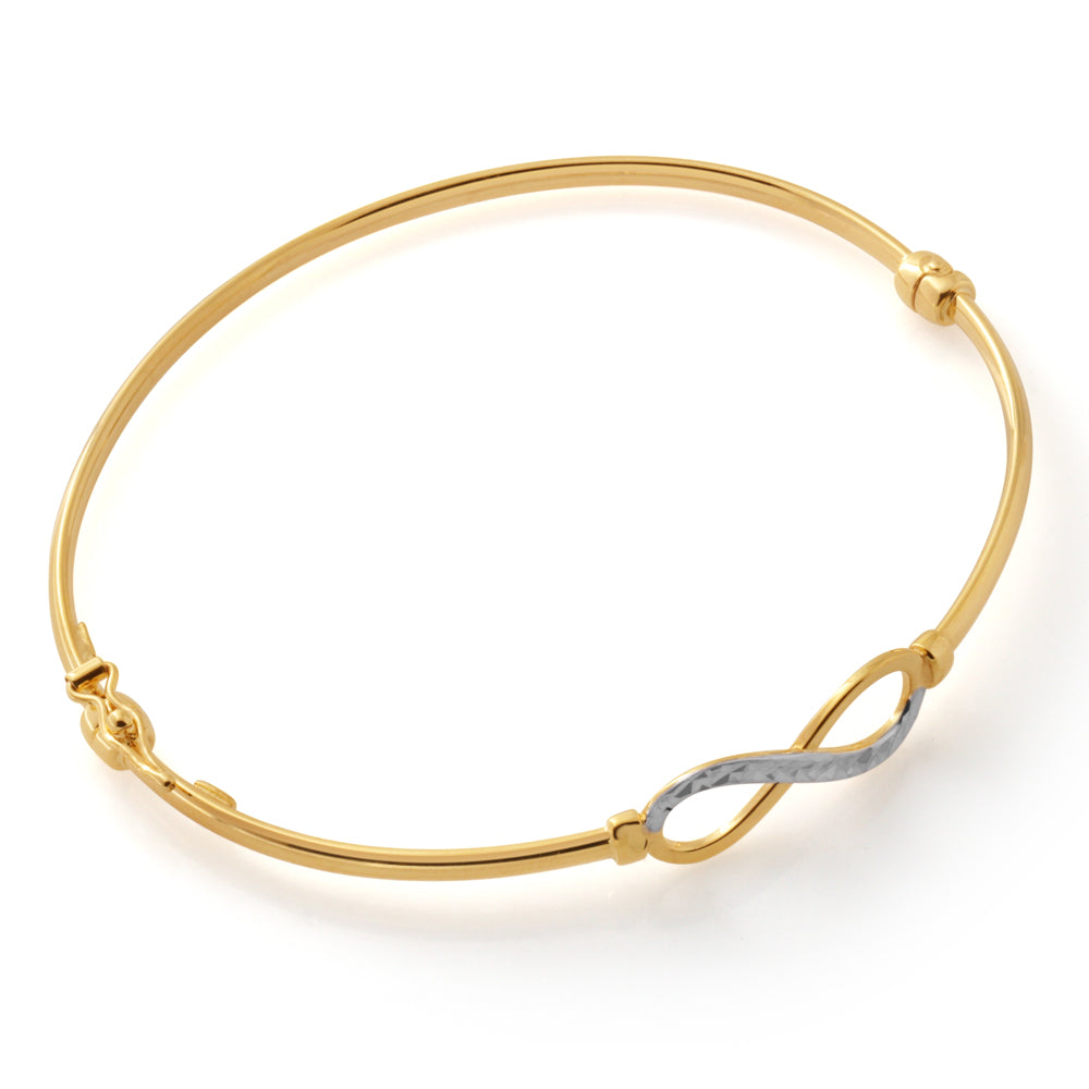 Ladies 9ct discount gold bangles