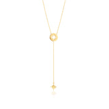 9ct Yellow Gold Star Pendant On 43cm Chain