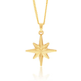 9ct Yellow Gold Star Pendant