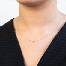 Load image into Gallery viewer, 9ct Yellow Gold Initial &quot;F&quot; Pendant On 43cm Chain