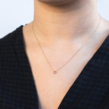 Load image into Gallery viewer, 9ct Yellow Gold Initial &quot;O&quot; Pendant on 43cm Chain