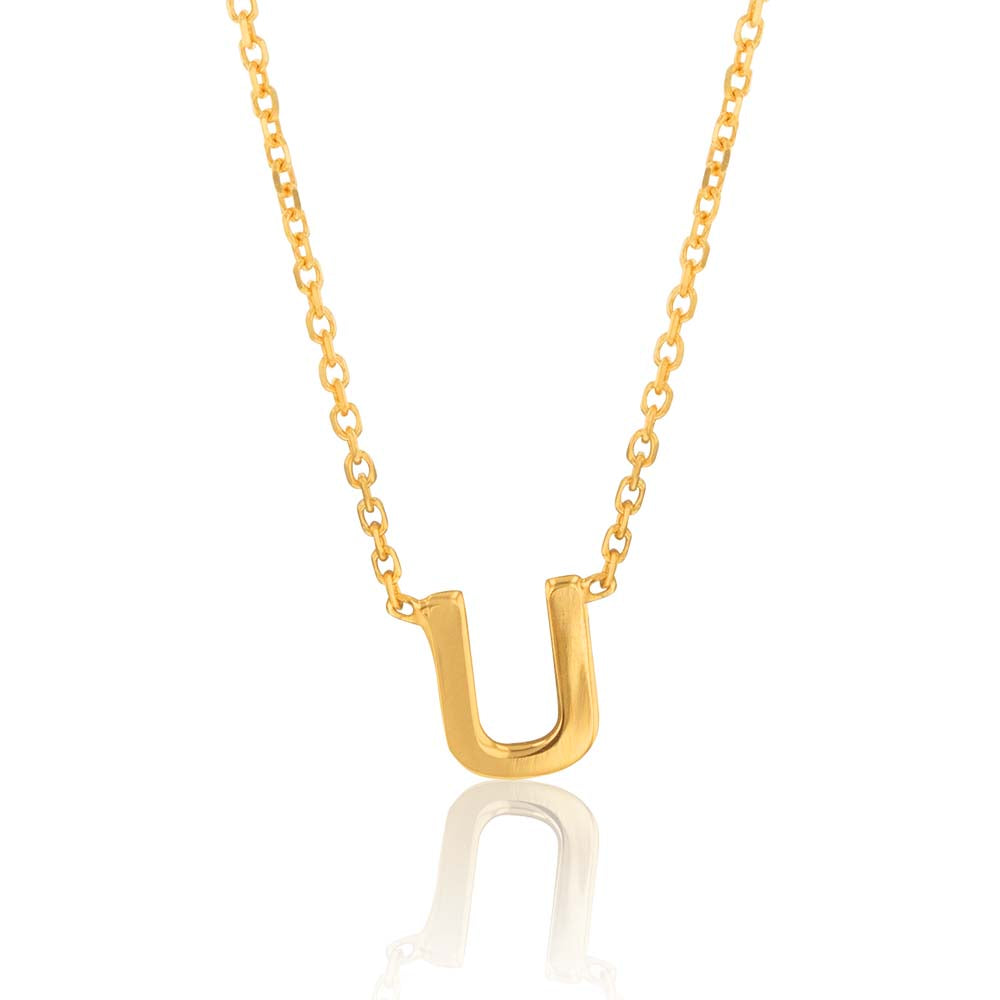 9ct Yellow Gold Initial