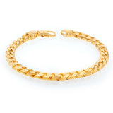 9ct Yellow Gold 250 Gauge Curb 21.6cm Bracelet