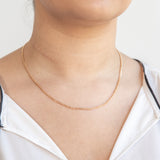 9ct Yellow Solid Gold 80 Gauge Curb 45cm Chain