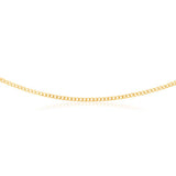 9ct Yellow Solid Gold 100 Gauge Curb 56cm Chain