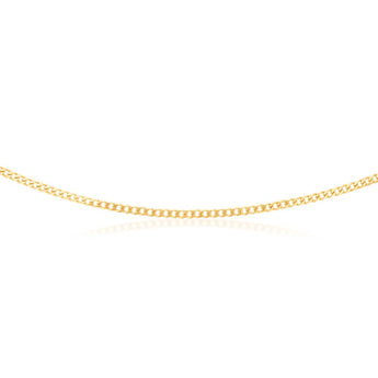9ct Yellow Solid Gold 100 Gauge Curb 56cm Chain